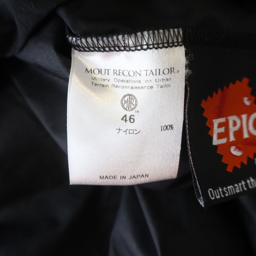 MOUT RECON TAILOR(マウトリーコンテーラー) LIGHTWEIGHT EPIC PARKA ライトウエイト エピック パーカ フーデッドナイロンジャケット ブラック MT-1501