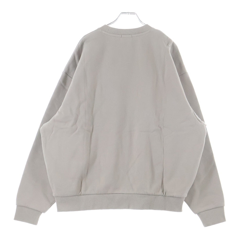 KITH(キス) Classic Logo Nelson Crewneck ボックスロゴ クルーネックプルオーバースウェットシャツ グレー KHM032548-204
