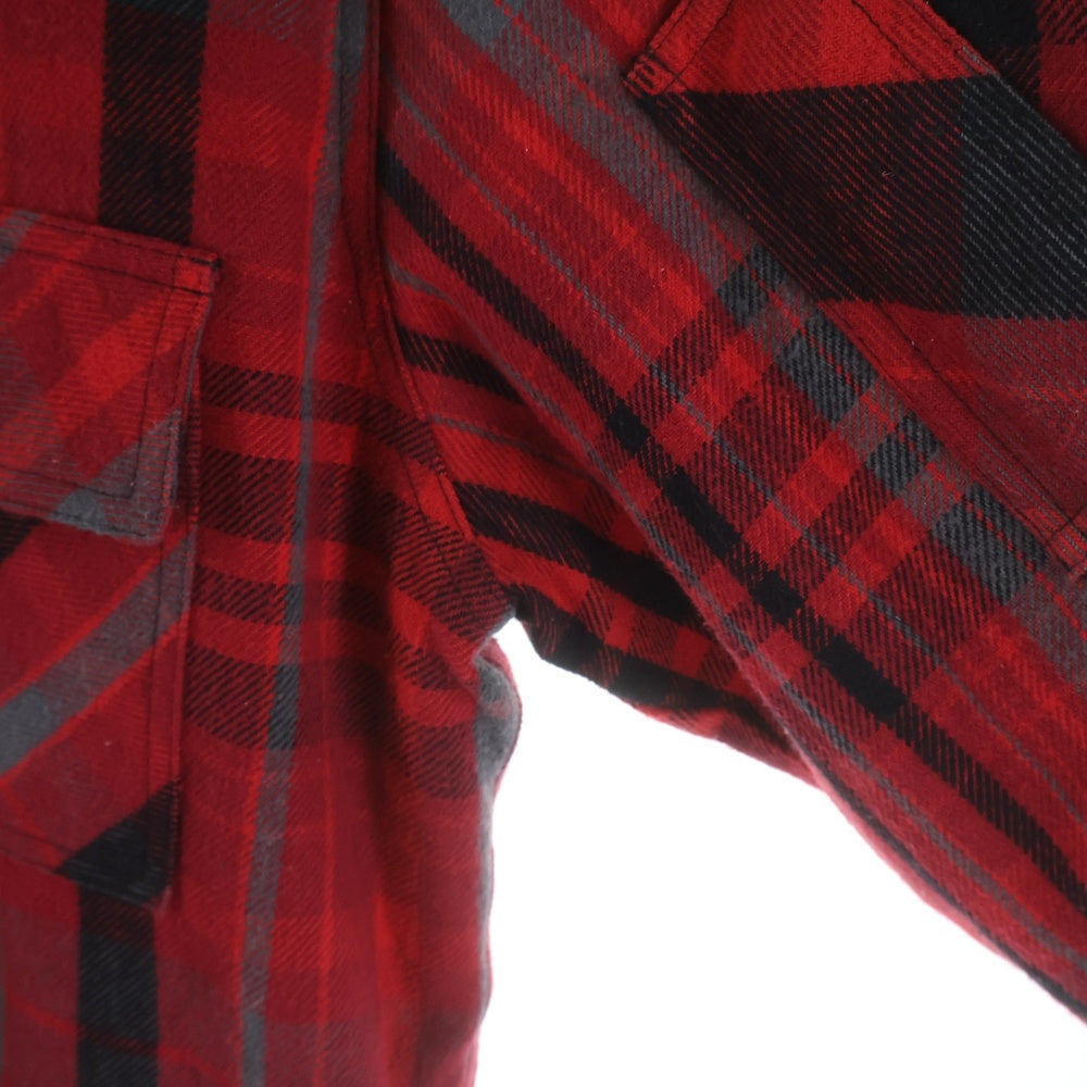 OFF-WHITE(オフホワイト) 19AW PADDED FLANNEL SHIRT パデッド ジップ