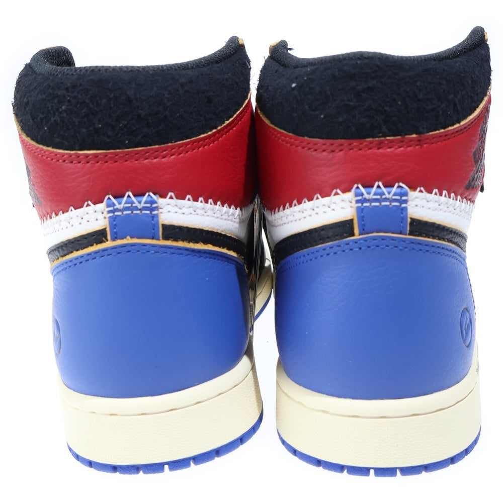 NIKE(ナイキ) ×fragment design ×UNION AIR JORDAN 1 RETRO HIGH OG SP フラグメント ユニオン エアジョーダン1 レトロ ハイカットスニーカー US9.5/27.5cm IO7847-002