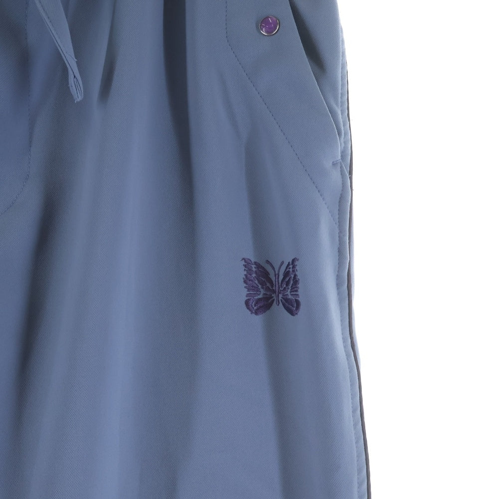 Needles(ニードルス) PIPING COWBOY PANT パイピング ロゴデザイン カウボーイ イージーパンツ ブルー GL186