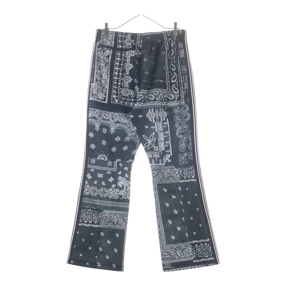 Needles(ニードルス) ×MIYAGIHIDETAKA BOOTCUT TRACK PANT ミヤギヒデタカ ブーツカット 総柄 トラックパンツ ブラック PU1721