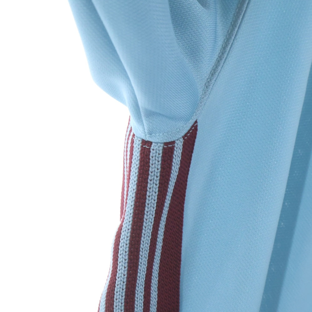 Needles(ニードルス) ×TW POLY SMOOTH TRACK JACKET トゥ ポリエステル スムース ロゴデザイン ジップアップ トラックジャケット ブルー RW1759