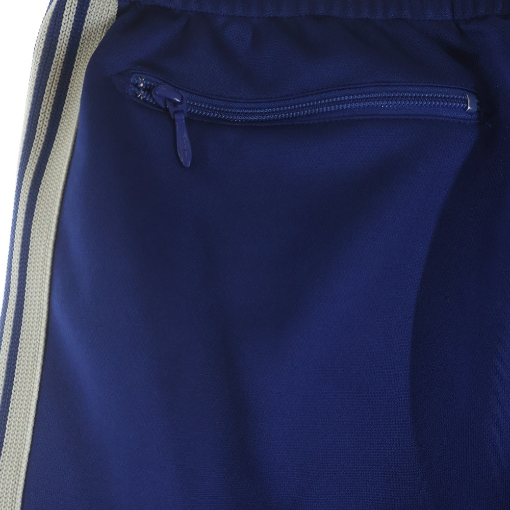 Needles(ニードルス) 24SS POLY SMOOTH TRACK PANT ポリ スムース ロゴデザイン トラックパンツ ブルー OT228