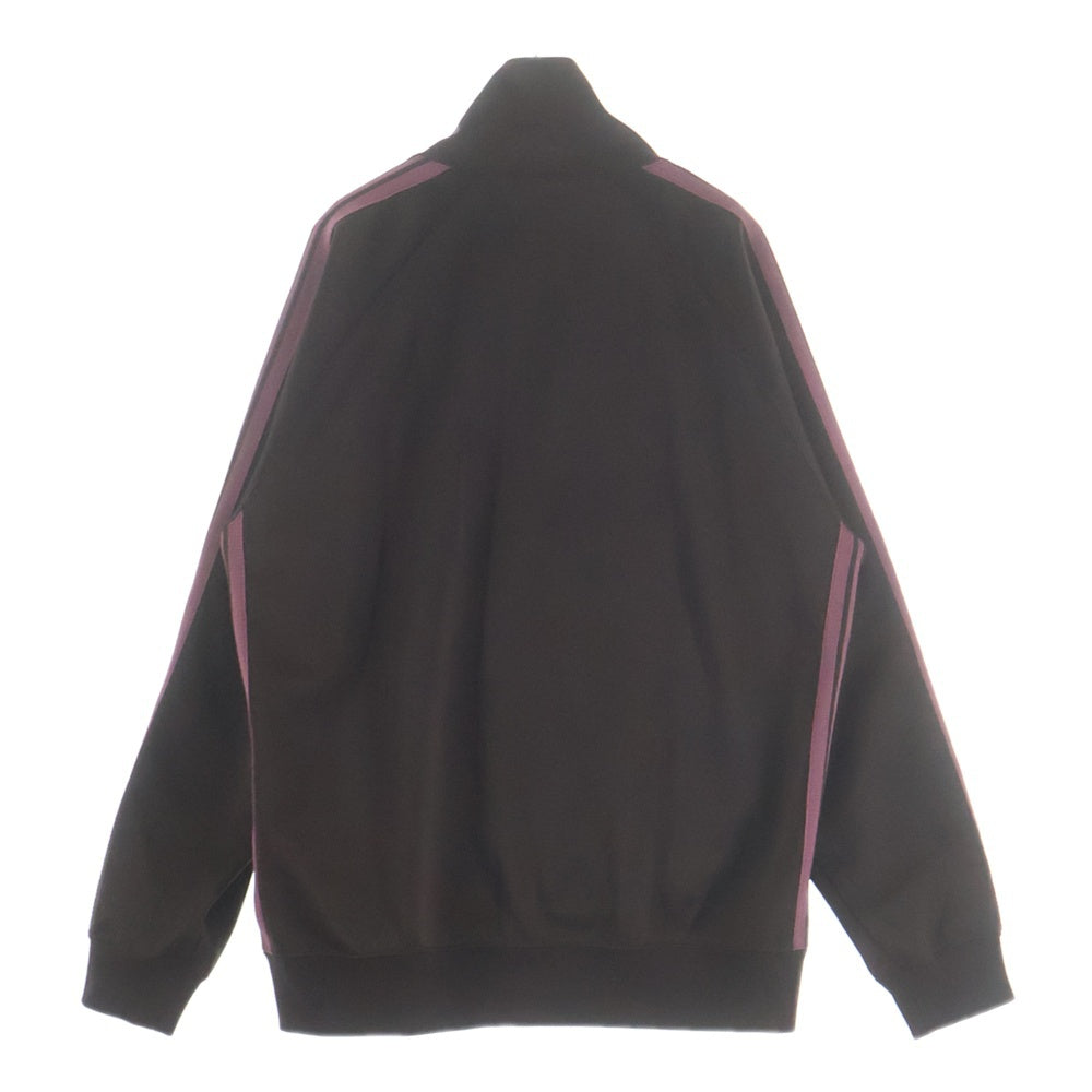 Needles(ニードルス) TRACK JACKET エンブロイダリーロゴデザイン ジップアップ トラックジャケット ブラウン FK335