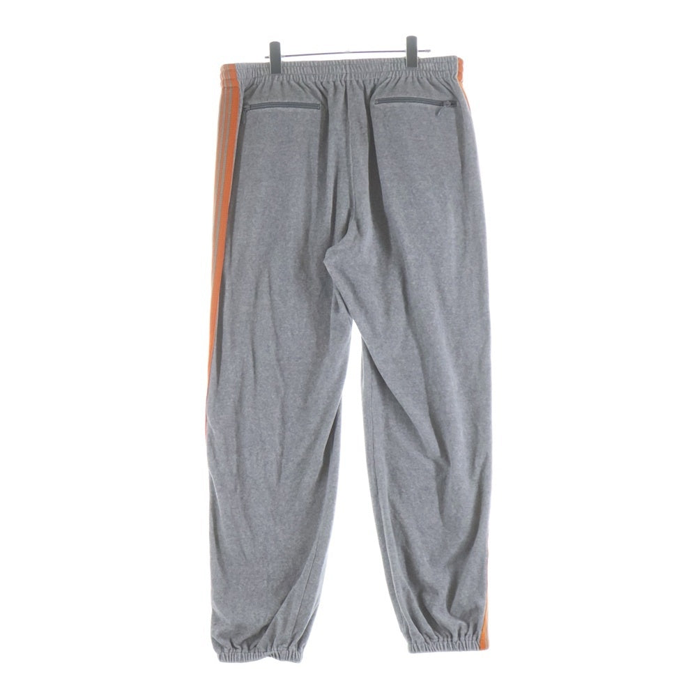 Needles(ニードルス) ×BEAMS PAPERBOY ビームス ペーパーボーイ ロゴデザイン ドローストリング トラックパンツ グレー IN351