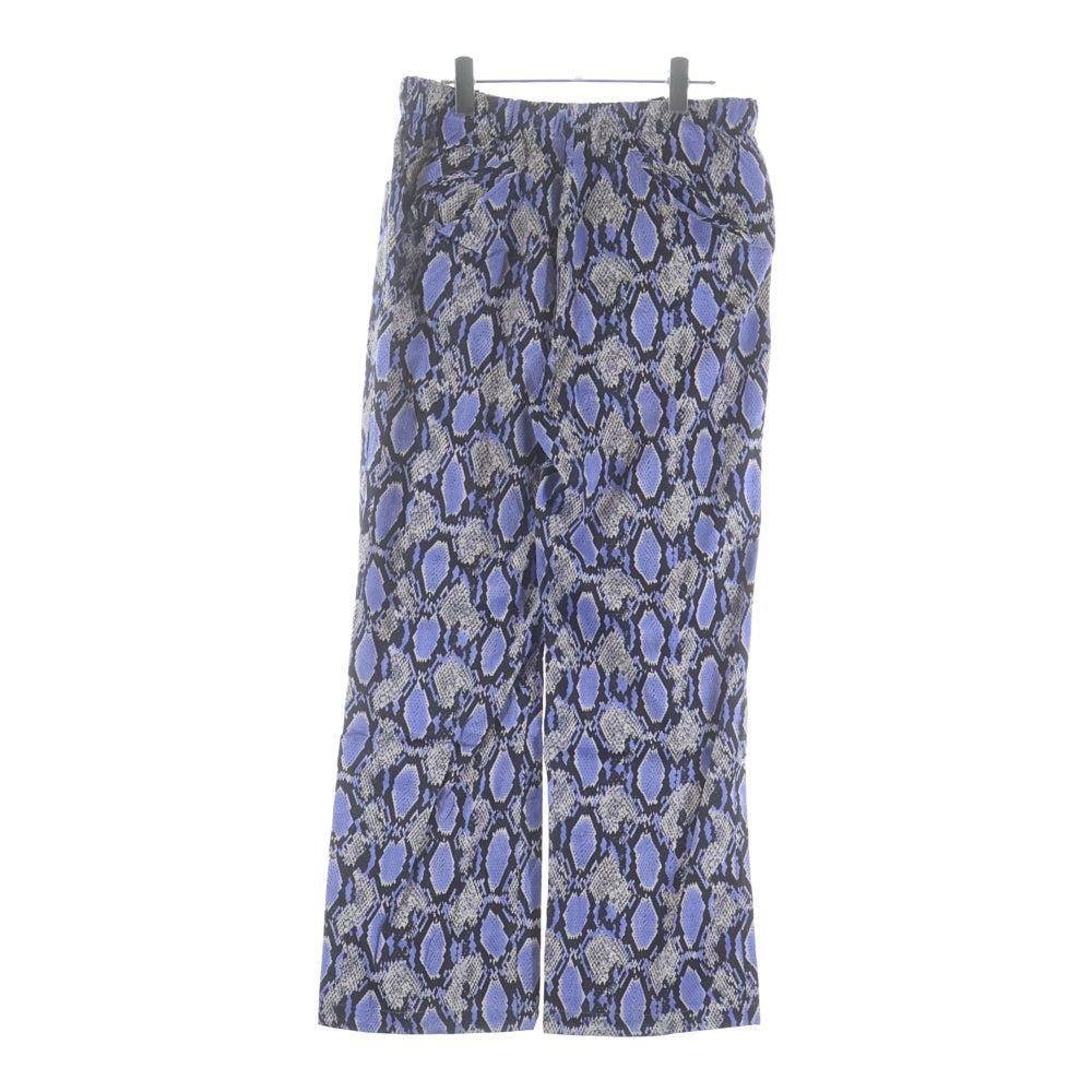 Needles(ニードルス) STRING ARROW EASY PANT ストリングアロー パイソン柄 イージーパンツ パープル GL073