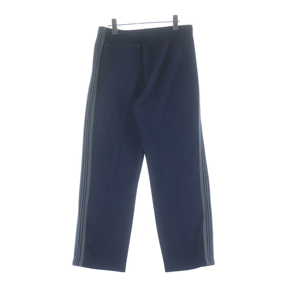 Needles(ニードルス) POLY SMOOTH TRACK PANT ポリ スムース ロゴデザイン トラックパンツ ブルー J0222