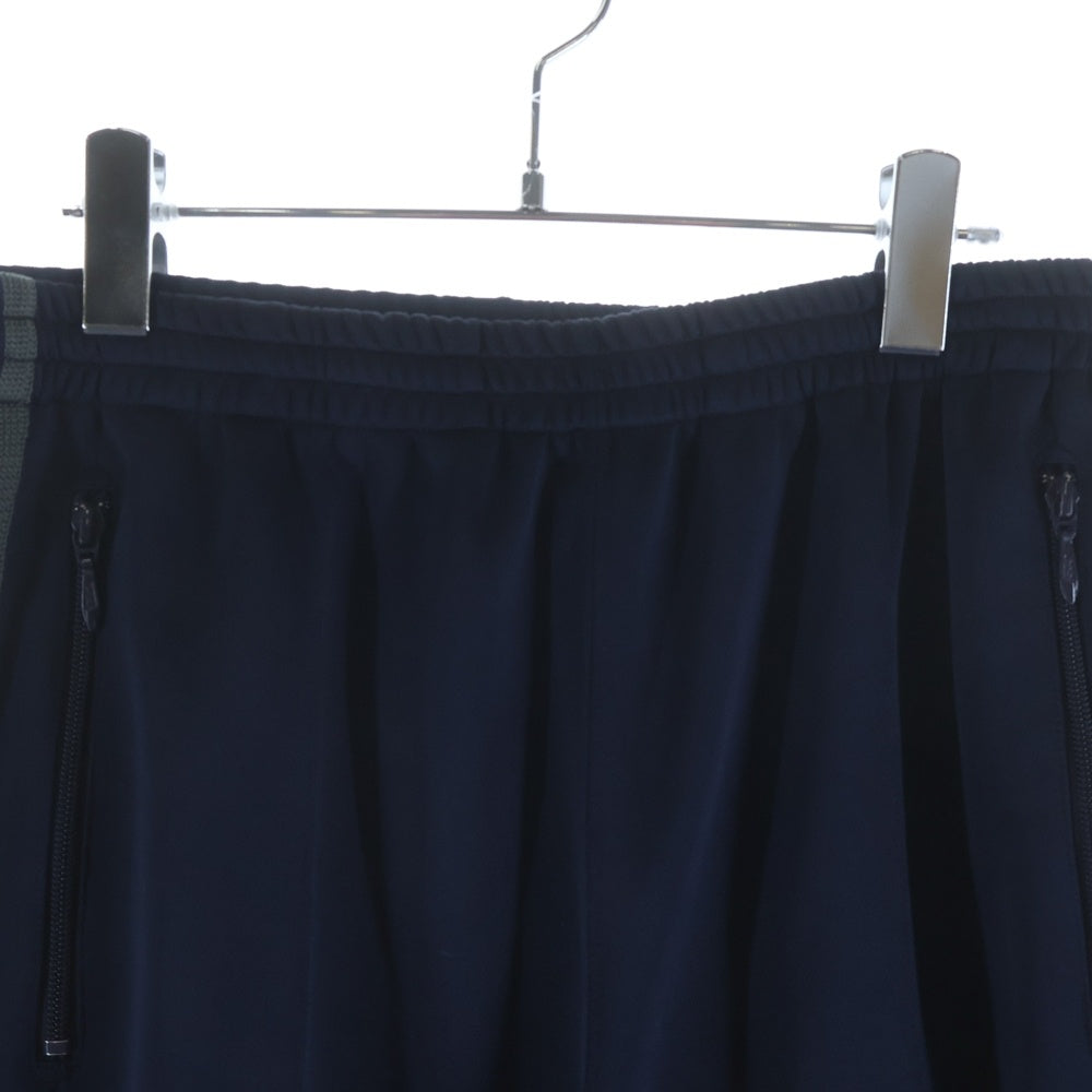 Needles(ニードルス) POLY SMOOTH TRACK PANT ポリ スムース ロゴデザイン トラックパンツ ブルー J0222