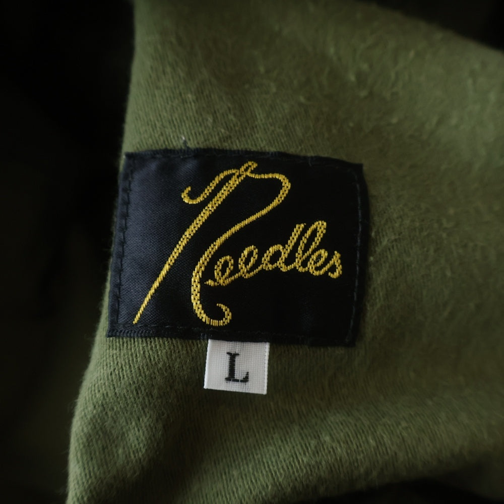 Needles(ニードルス) ×HIDDEN NY ファティーグ ドローコード ジップフライ ベイカーパンツ グリーン KP971