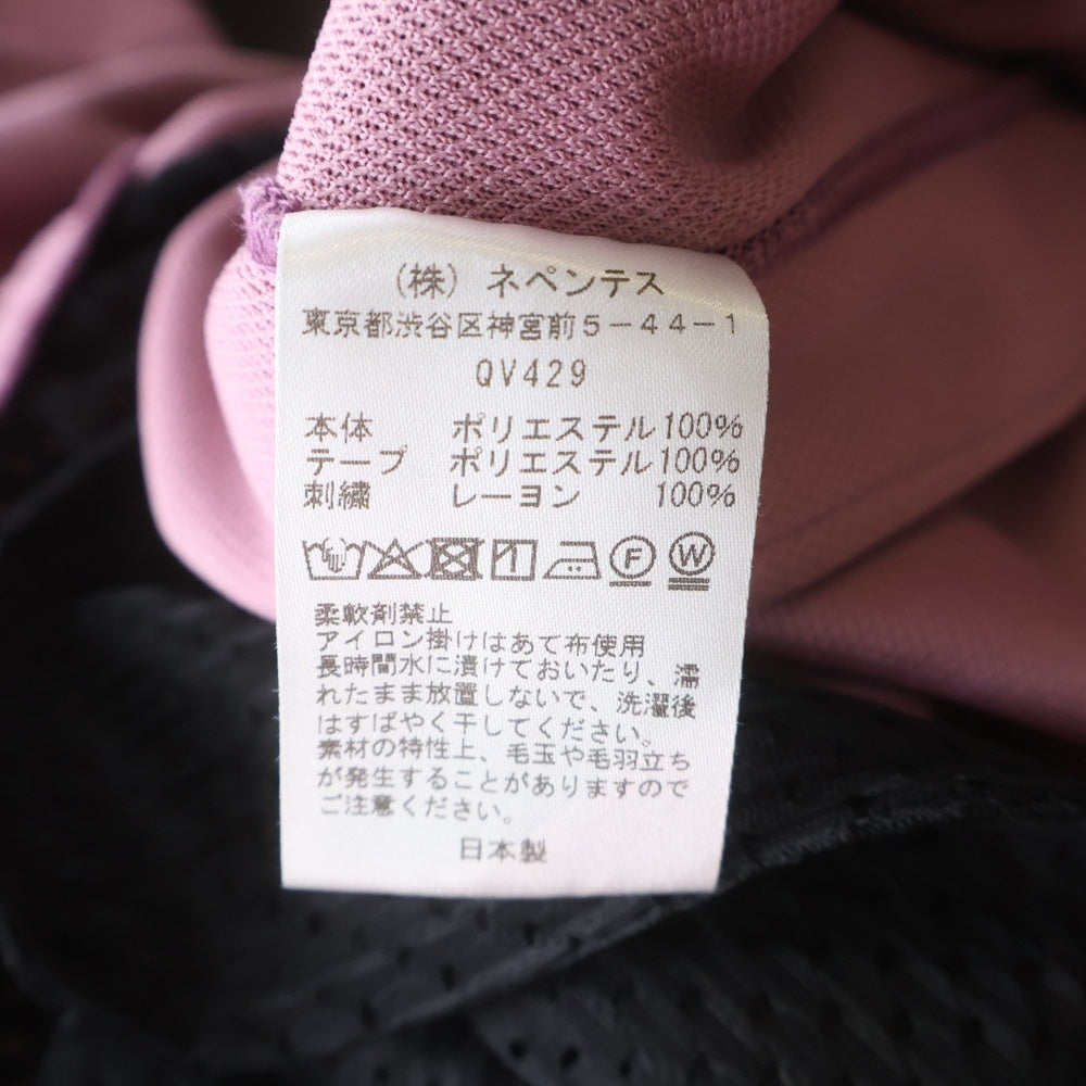 Needles(ニードルス) ×KAE TANAKA H.D. TRACK PANT POLY SMOOTH ポリースムース ヒザデルトラックパンツ ピンク QV429