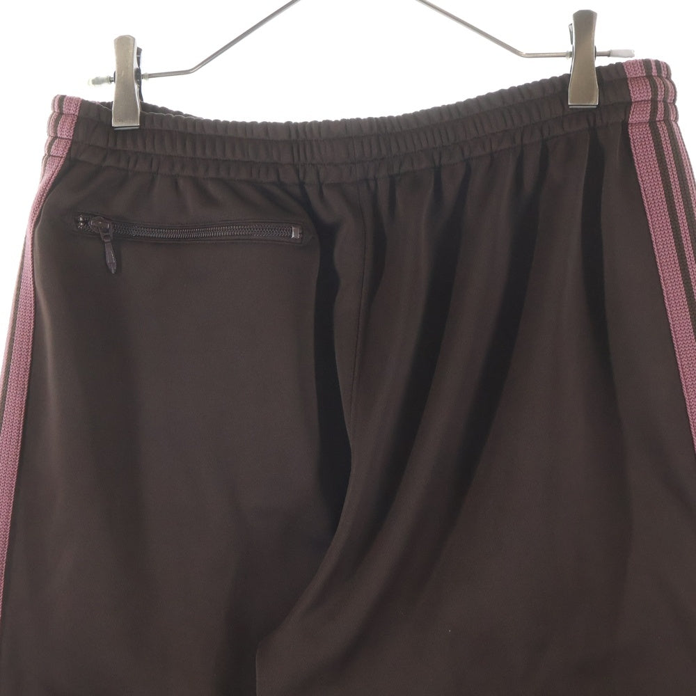 Needles(ニードルス) 19AW BOOTCUT TRACK PANT ブーツカット ロゴデザイン トラックパンツ ブラウン FK336