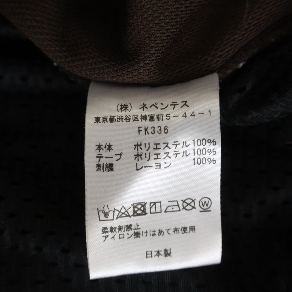 Needles(ニードルス) 19AW BOOTCUT TRACK PANT ブーツカット ロゴデザイン トラックパンツ ブラウン FK336