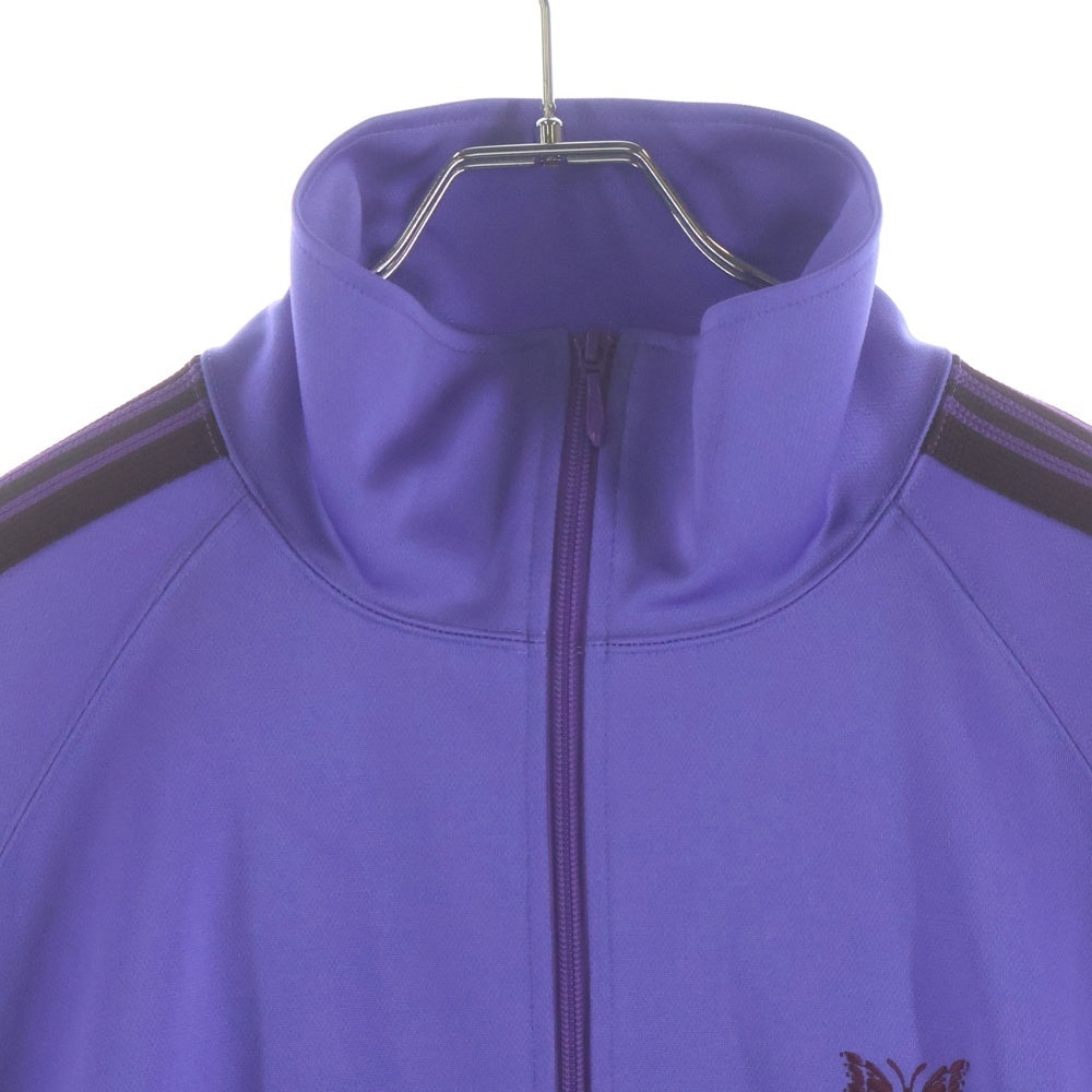 Needles(ニードルス) 19SS TRACK JACKET エンブロイダリーロゴデザイン ジップアップ トラックジャケット パープル EJ330