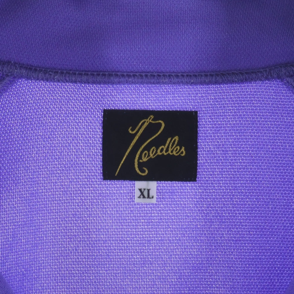 Needles(ニードルス) 19SS TRACK JACKET エンブロイダリーロゴデザイン ジップアップ トラックジャケット パープル EJ330