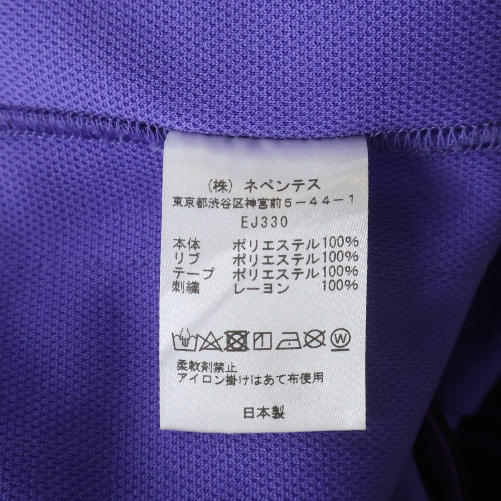 Needles(ニードルス) 19SS TRACK JACKET エンブロイダリーロゴデザイン ジップアップ トラックジャケット パープル EJ330