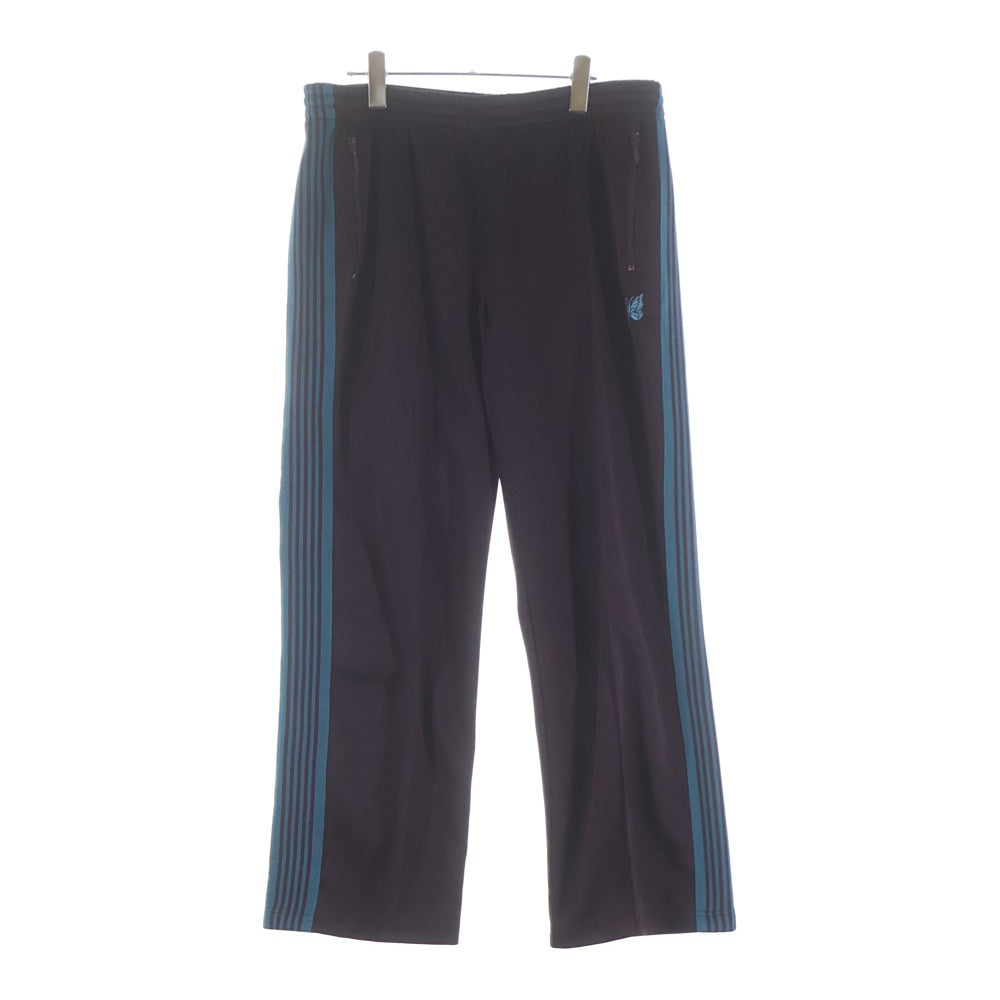 Needles(ニードルス) 20SS POLY SMOOTH TRACK PANT ポリ スムース ロゴデザイン トラックパンツ レッド GL216