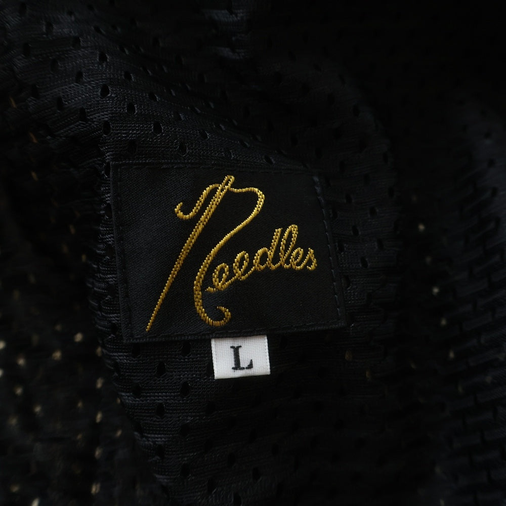 Needles(ニードルス) NARROW TRACK PANT SYNTHETIC LEATHER ナロー シンセティックレザー トラックパンツ ベージュ GL223