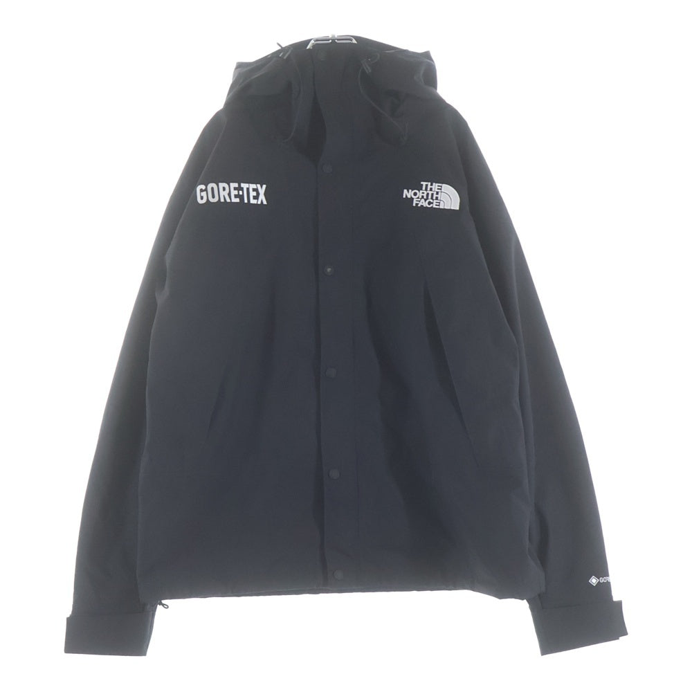 THE NORTH FACE(ザノースフェイス) GORE-TEX MOUNTAIN JACKET ロゴエンブロイダリー ゴアテックス ジップアップ フーデッド ナイロン マウンテン ジャケット ブラック NF0A831M