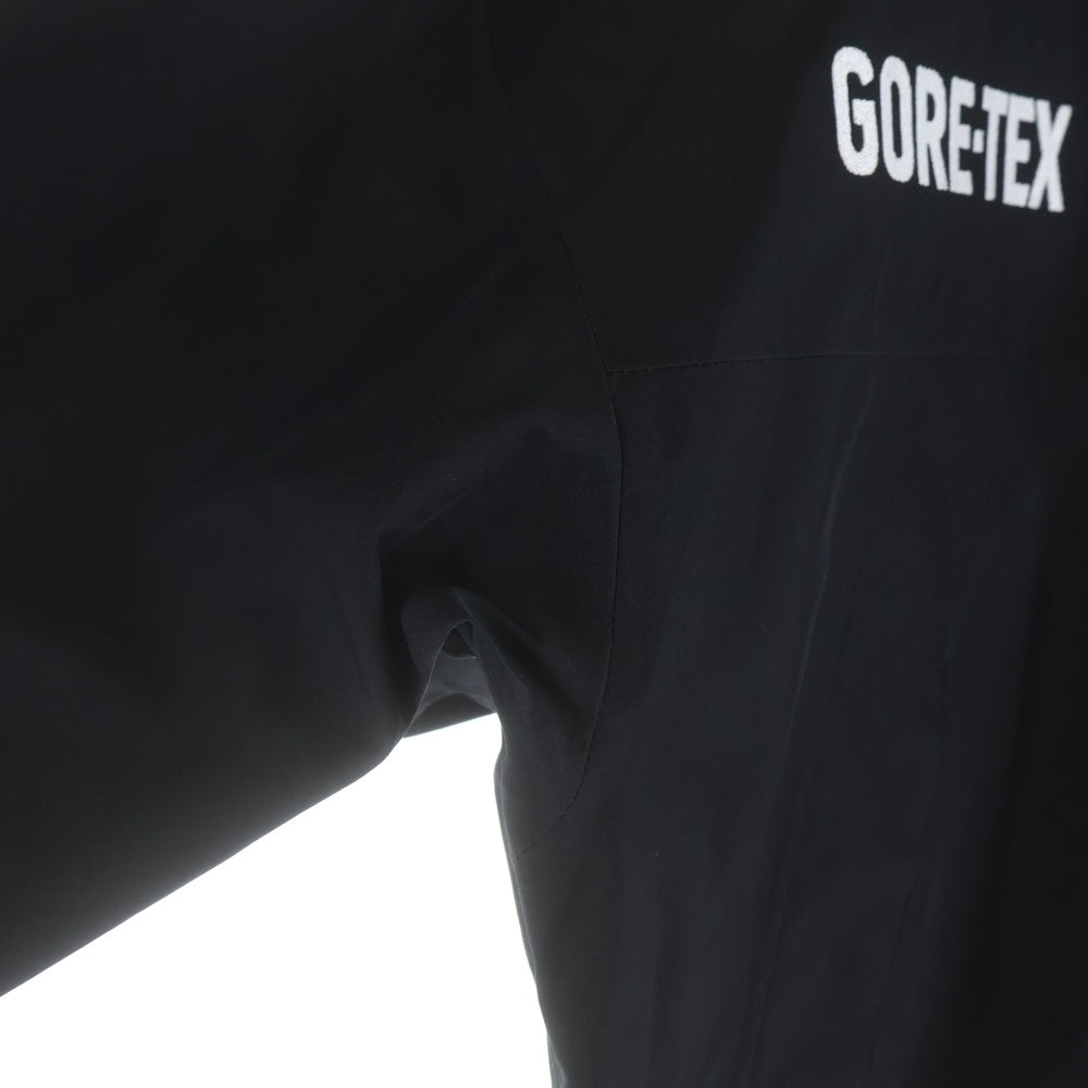THE NORTH FACE(ザノースフェイス) GORE-TEX MOUNTAIN JACKET ロゴエンブロイダリー ゴアテックス ジップアップ フーデッド ナイロン マウンテン ジャケット ブラック NF0A831M