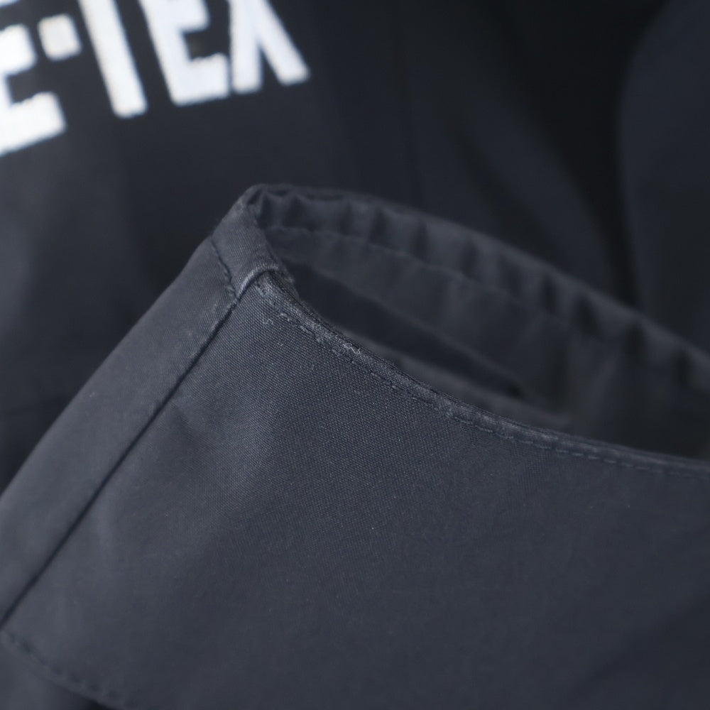 THE NORTH FACE(ザノースフェイス) GORE-TEX MOUNTAIN JACKET ロゴエンブロイダリー ゴアテックス ジップアップ フーデッド ナイロン マウンテン ジャケット ブラック NF0A831M