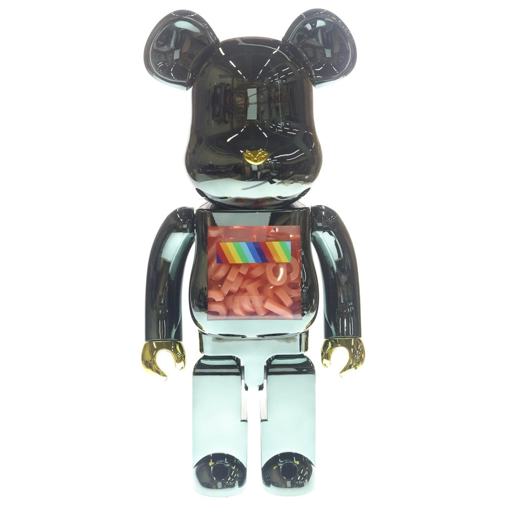 MEDICOM TOY(メディコムトイ) BE@RBRICK J.S.B. 4TH Ver. 1000% 三代目J Soul Brothers ベアブリック フィギュア 人形 ブラック/ゴールド