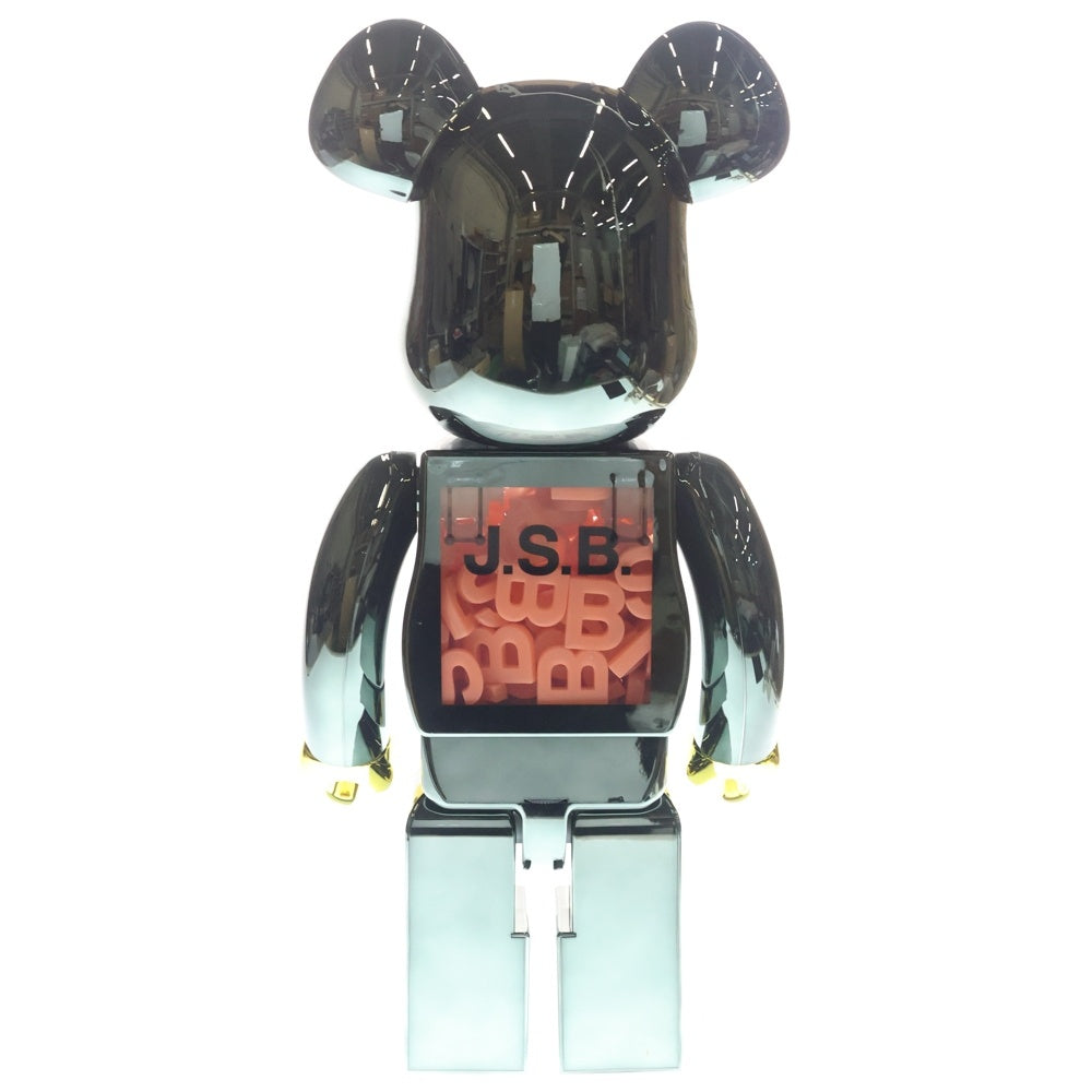 MEDICOM TOY(メディコムトイ) BE@RBRICK J.S.B. 4TH Ver. 1000% 三代目J Soul Brothers ベアブリック フィギュア 人形 ブラック/ゴールド