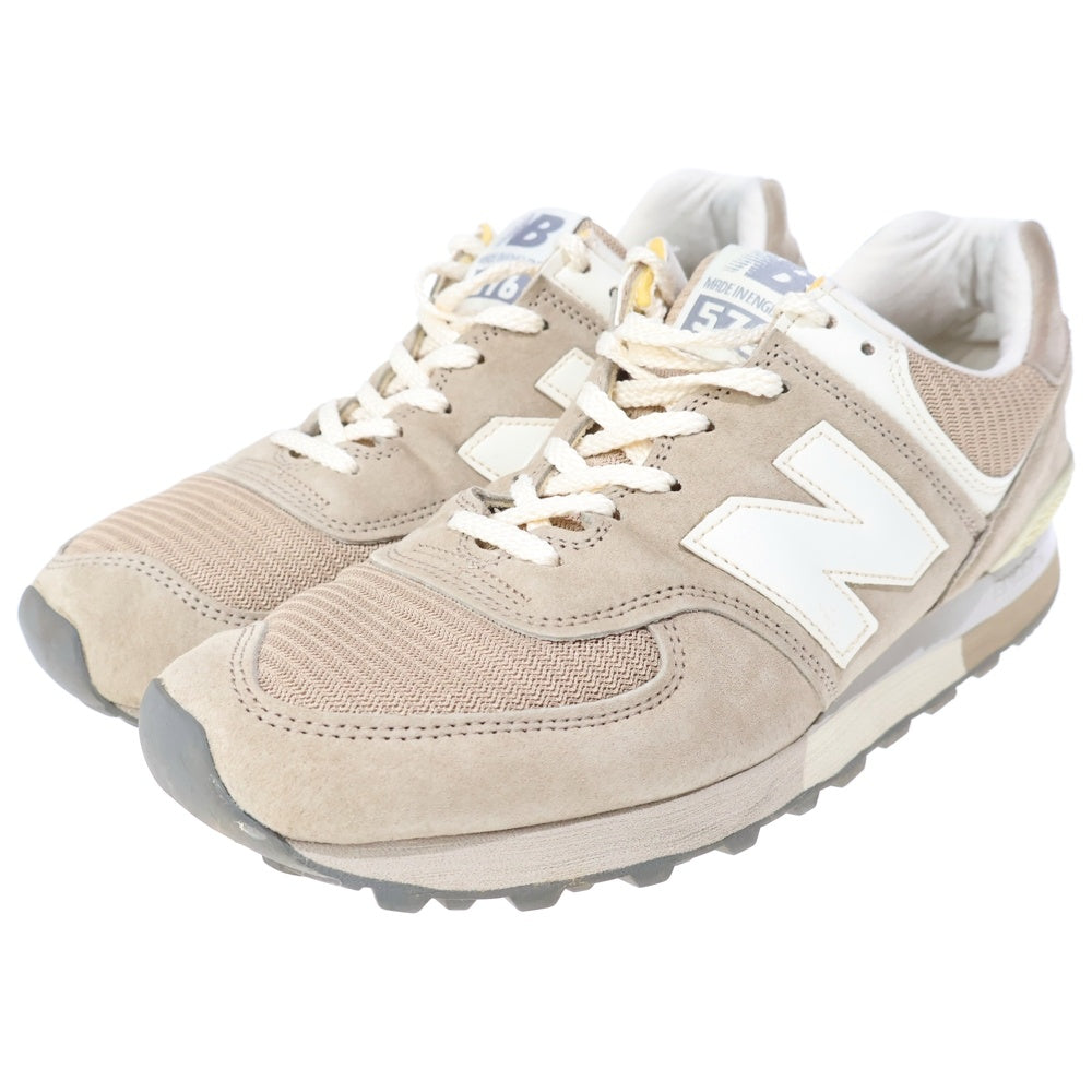 New Balance(ニューバランス) OU576BEI UK製 スエード ローカットスニーカー ブラウン US9/27cm