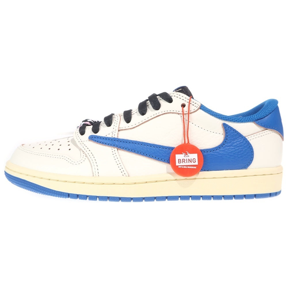 NIKE(ナイキ) ×TRAVIS SCOTT FRAGMENT DESIGN AIR JORDAN 1 LOW トラヴィススコット フラグメント エアジョーダン 1 ローカットスニーカー US8.5/26.5cm DM7866-104
