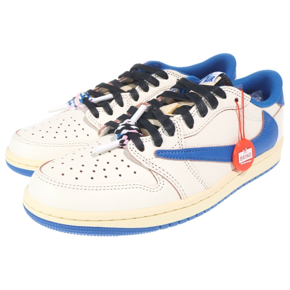 NIKE(ナイキ) ×TRAVIS SCOTT FRAGMENT DESIGN AIR JORDAN 1 LOW トラヴィススコット フラグメント エアジョーダン 1 ローカットスニーカー US8.5/26.5cm DM7866-104
