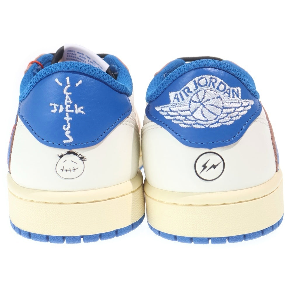 NIKE(ナイキ) ×TRAVIS SCOTT FRAGMENT DESIGN AIR JORDAN 1 LOW トラヴィススコット フラグメント エアジョーダン 1 ローカットスニーカー US8.5/26.5cm DM7866-104