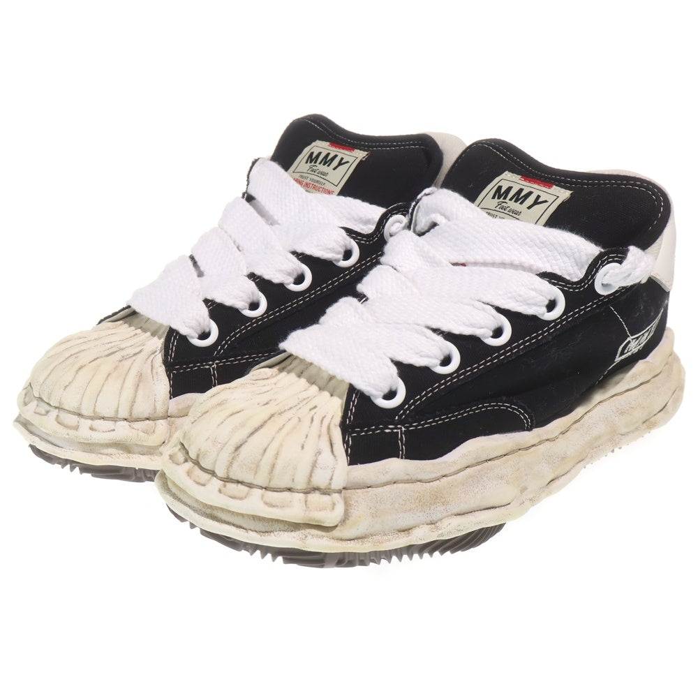 MAISON MIHARAYASUHIRO(メゾンミハラヤスヒロ) 25AW BLAKEY PUF CANVAS LOW ブレイキー キャンバス ローカットスニーカー ブラック A13FW730
