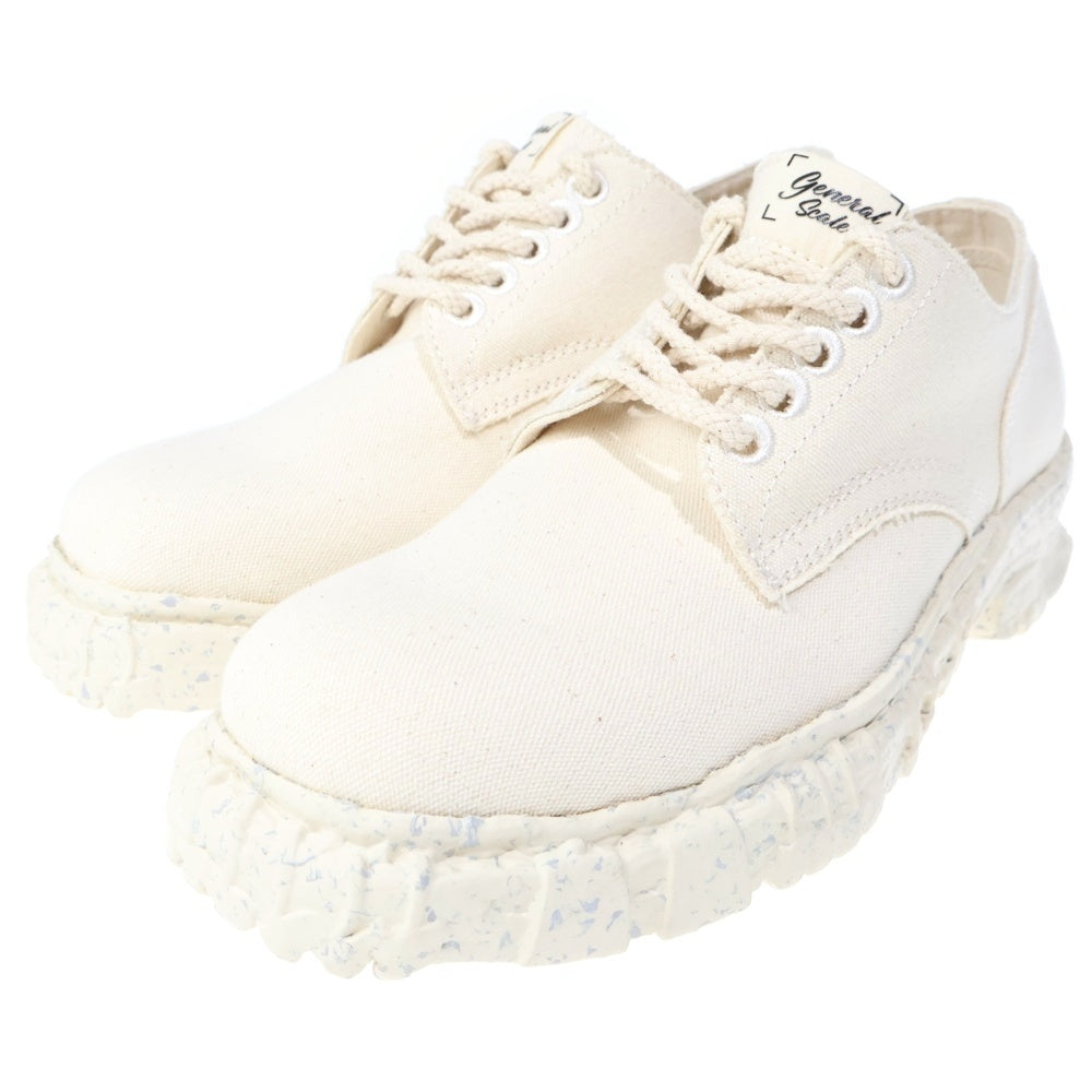 MAISON MIHARAYASUHIRO(メゾンミハラヤスヒロ) 23AW GENERAL SCALE PAST Vintage Like Sole Canvas Shoes ジェネラルスケール キャンバス ローカットスニーカー ホワイト S12FW702
