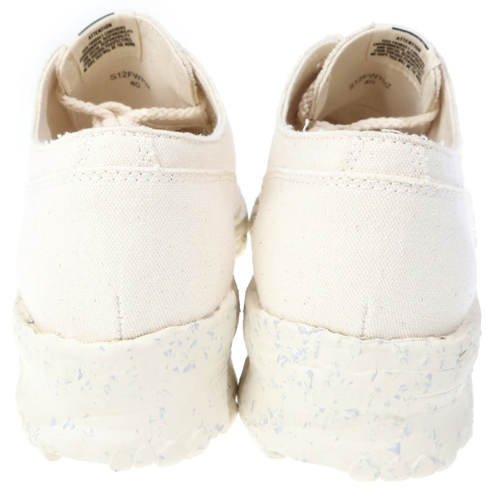 MAISON MIHARAYASUHIRO(メゾンミハラヤスヒロ) 23AW GENERAL SCALE PAST Vintage Like Sole Canvas Shoes ジェネラルスケール キャンバス ローカットスニーカー ホワイト S12FW702