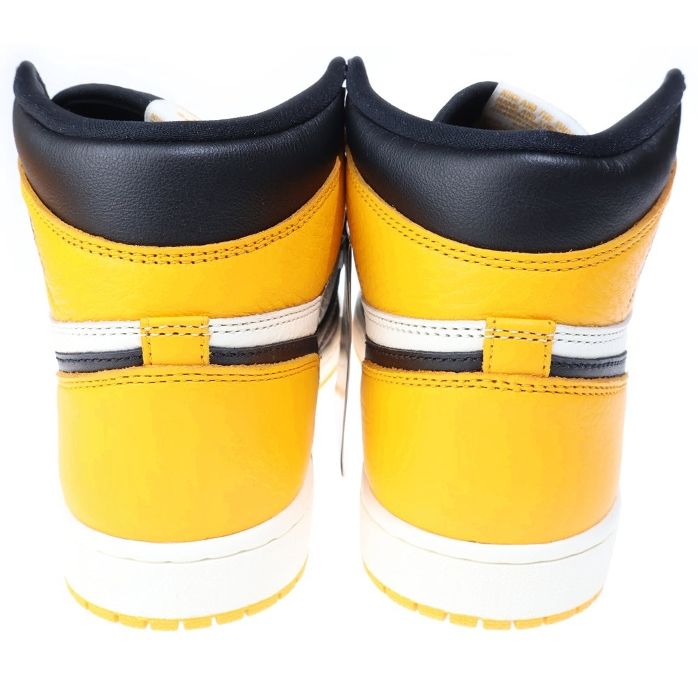 NIKE(ナイキ) AIR JORDAN1 RETRO HIGH OG TAXI エアジョーダン1 レトロ タクシー ハイカットスニーカー イエロー US10.5/28.5cm 555088-711