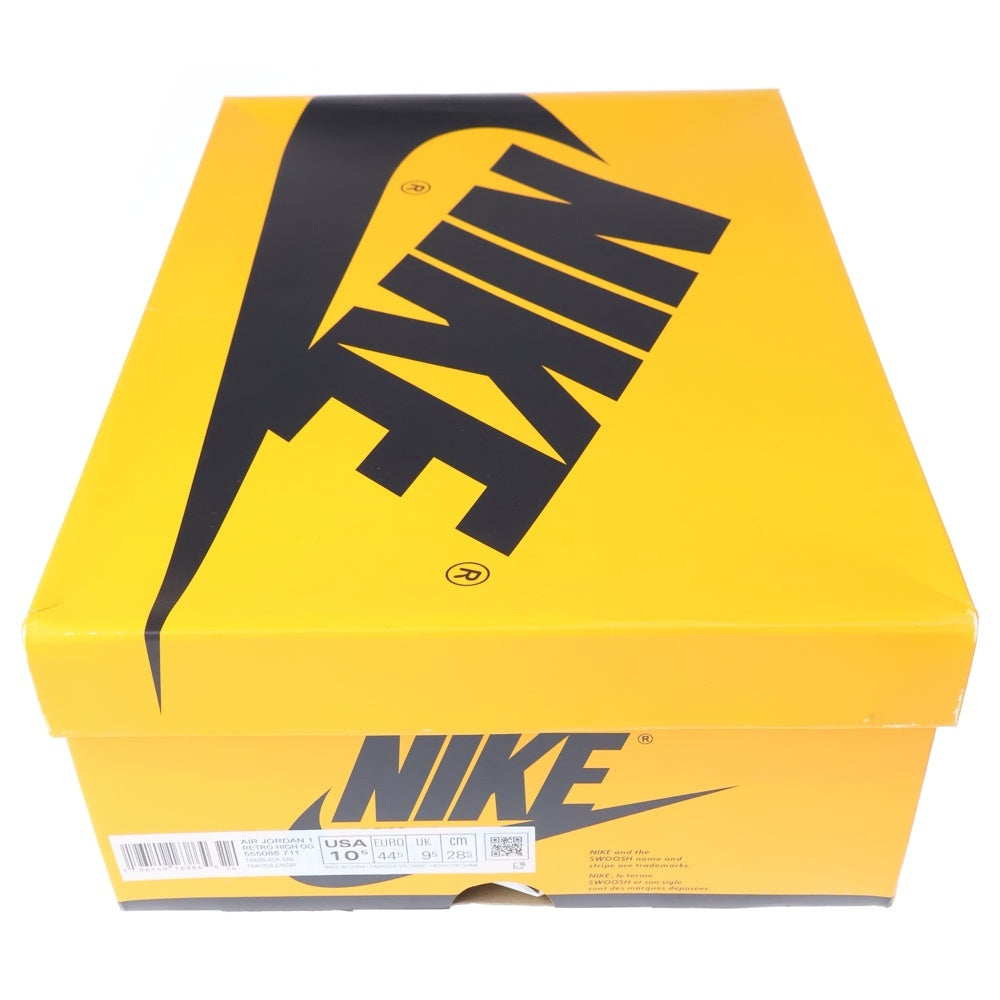 NIKE(ナイキ) AIR JORDAN1 RETRO HIGH OG TAXI エアジョーダン1 レトロ タクシー ハイカットスニーカー イエロー US10.5/28.5cm 555088-711
