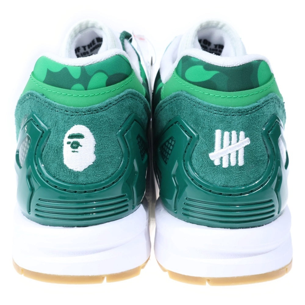 adidas(アディダス) ×A BATING APE ×UNDEFEATED ZX8000 アベイシングエイプ アンディフィーテッド ローカットスニーカー グリーン US10/28cm FY8851