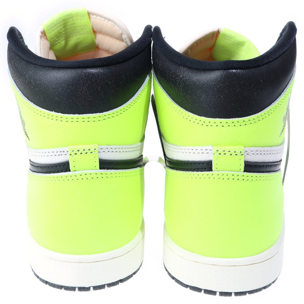 NIKE(ナイキ) AIR JORDAN 1 HIGH OG VOLT VISIONAIRE エアジョーダン 1 ボルト ヴィジョネア ハイカットスニーカー イエロー/ホワイト US10.5/28.5cm 555088-