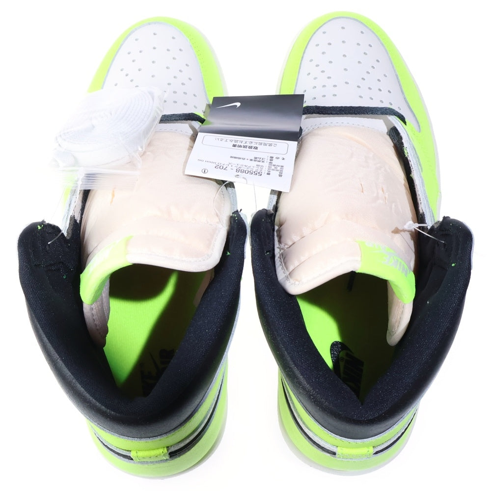 NIKE(ナイキ) AIR JORDAN 1 HIGH OG VOLT VISIONAIRE エアジョーダン 1 ボルト ヴィジョネア ハイカットスニーカー イエロー/ホワイト US10.5/28.5cm 555088-