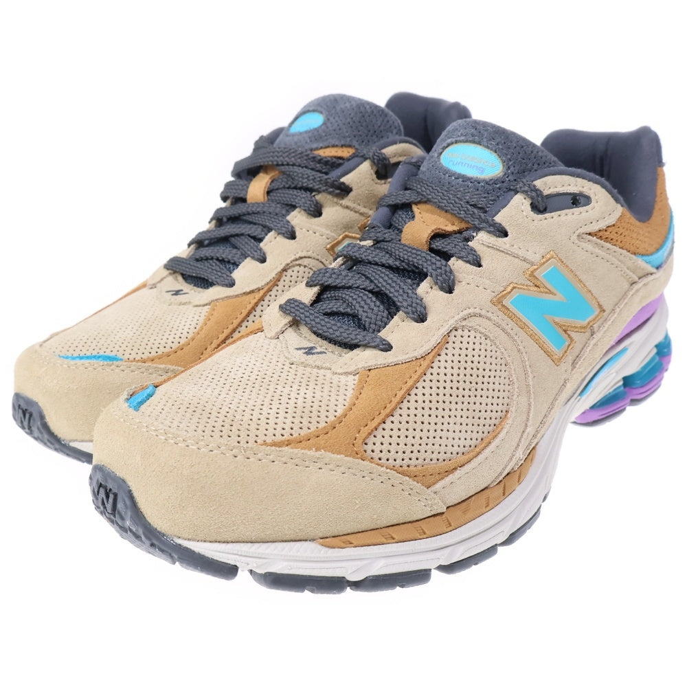 New Balance(ニューバランス) M2002RWA 2002R スウェード ローカットスニーカー ベージュ/パープル US10/28cm