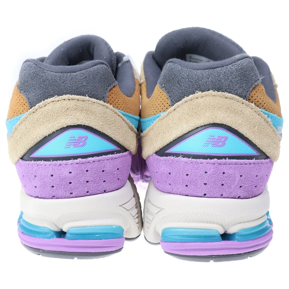 New Balance(ニューバランス) M2002RWA 2002R スウェード ローカットスニーカー ベージュ/パープル US10/28cm