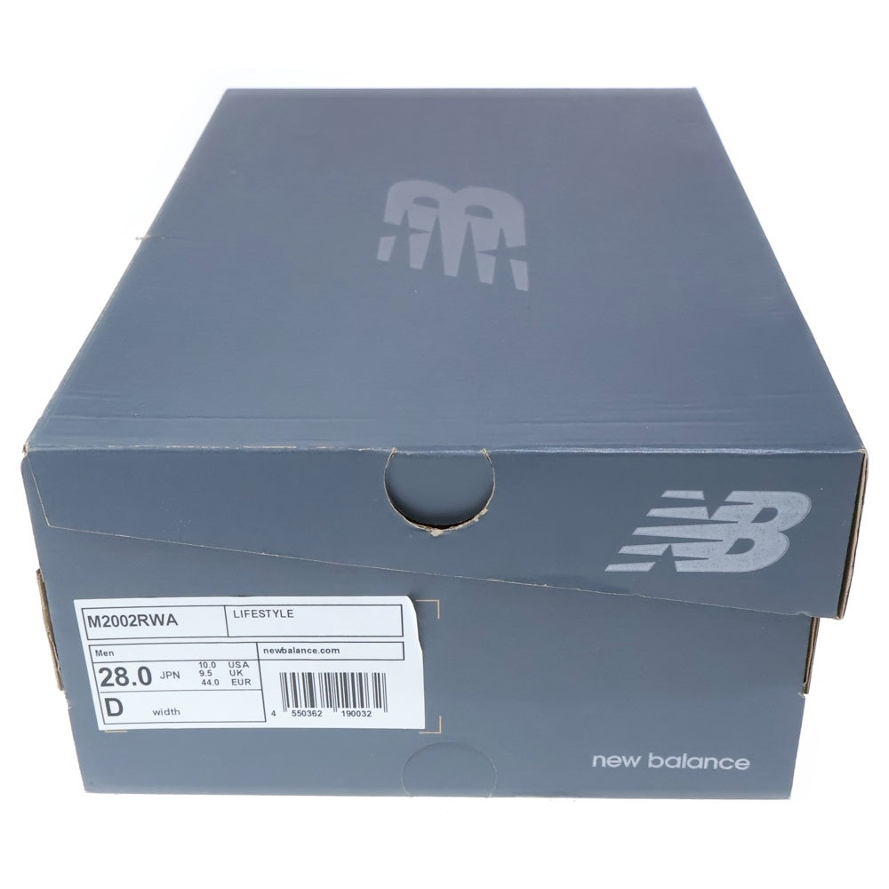 New Balance(ニューバランス) M2002RWA 2002R スウェード ローカットスニーカー ベージュ/パープル US10/28cm