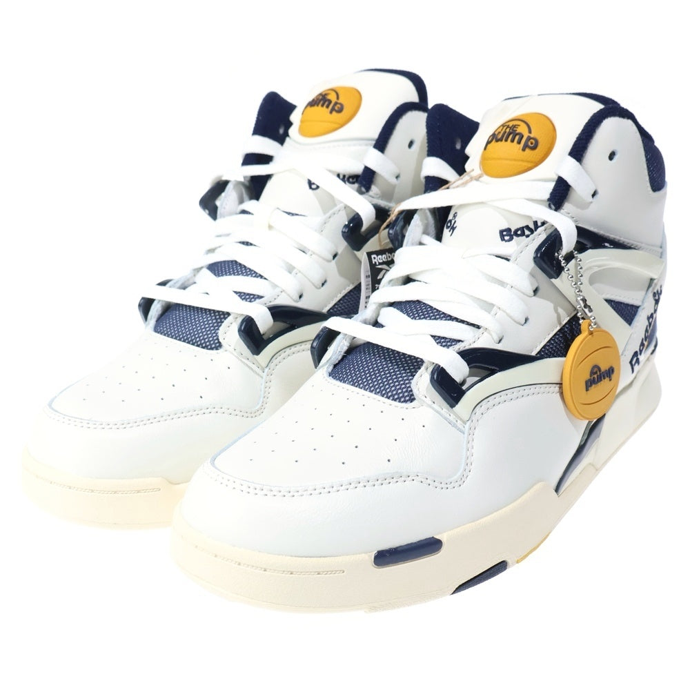 Reebok(リーボック) PUMP OMNI ZONE 2 CHALK ポンプ オムニ ゾーン2 チョーク ハイカットスニーカー ホワイト/ネイビー US10.5/28.5cm GY5301