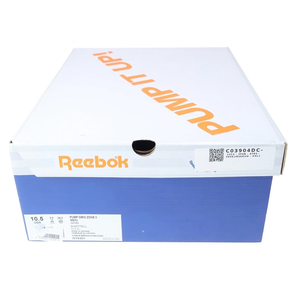 Reebok(リーボック) PUMP OMNI ZONE 2 CHALK ポンプ オムニ ゾーン2 チョーク ハイカットスニーカー ホワイト/ネイビー US10.5/28.5cm GY5301