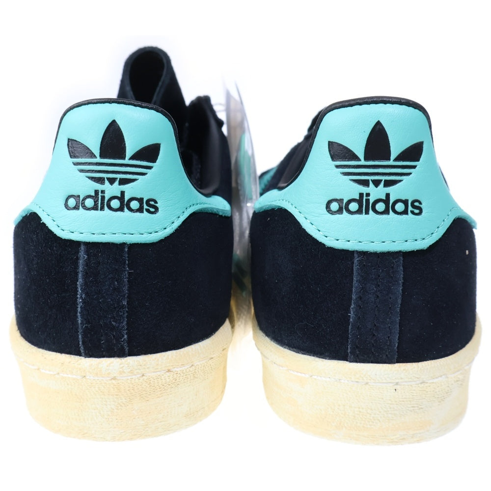 adidas(アディダス) ×WIND AND SEA ×ATMOS CAMPUS 80S ウィンダンシー アトモス キャンパス ローカットスニーカー ブラック/ブルー US10.5/28.5cm GX3952