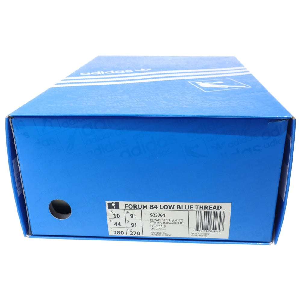 adidas(アディダス) FORUM 84 LOW フォーラム84 ローカットスニーカー ホワイト/ブルー US10/28cm S23764