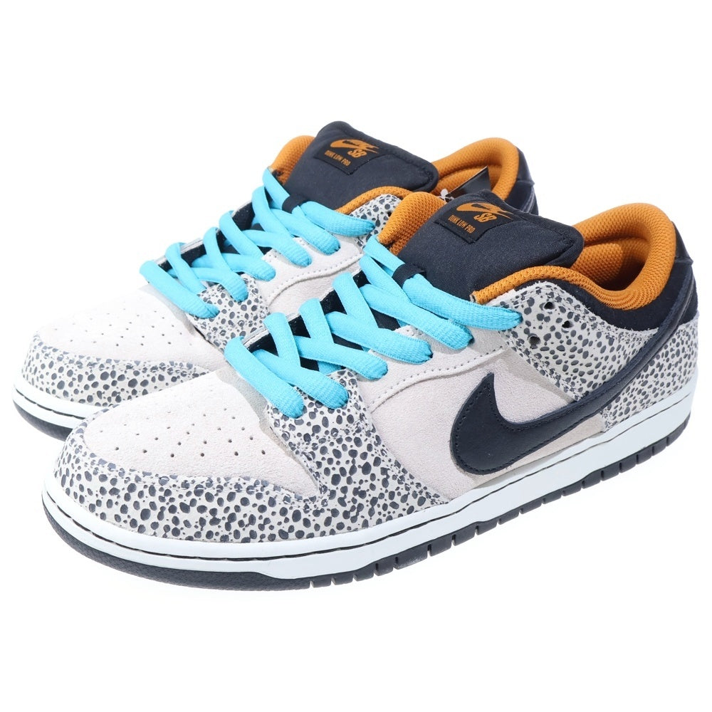 NIKE SB(ナイキエスビー) DUNK LOW PRO ELECTRIC SAFARI PHANTOM AND BLACK ダンク プロ エレクトリック サファリ ローカットスニーカー グレー/ブラック US10.5/28.5cm FZ1233-002
