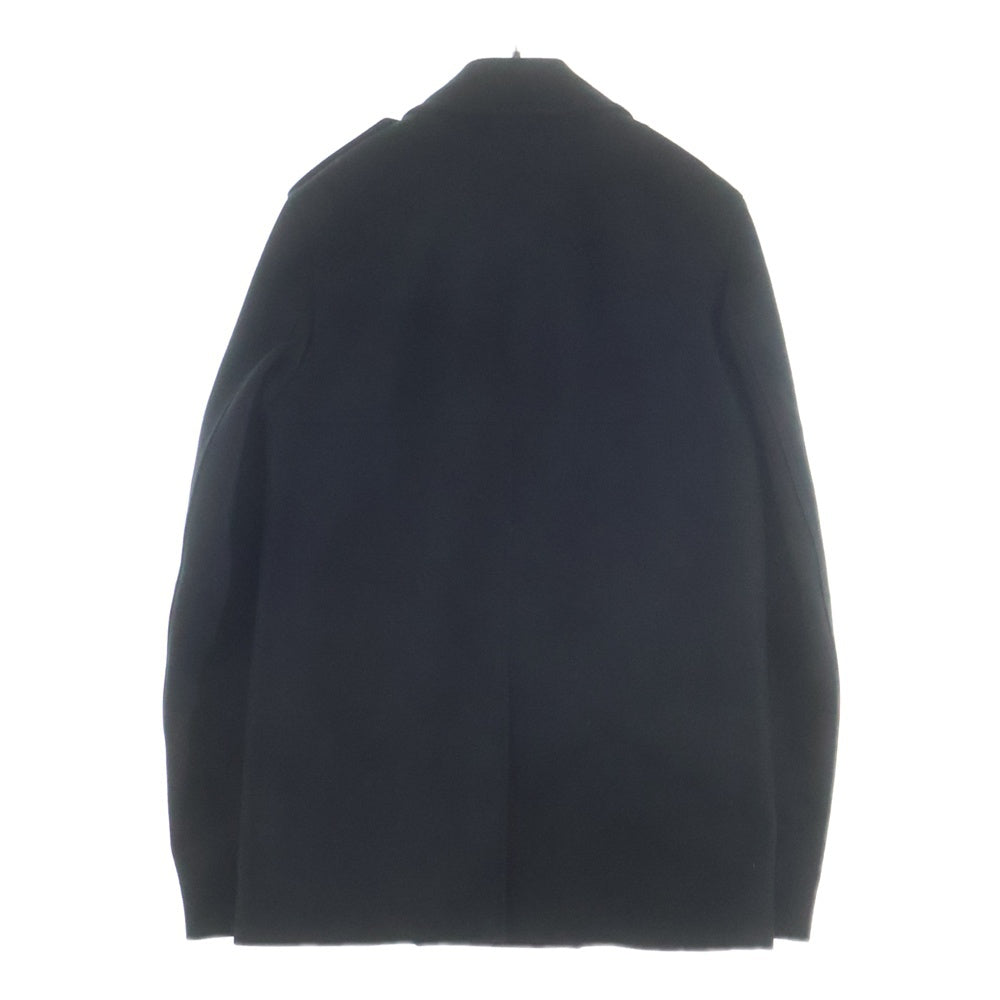 Dior HOMME(ディオールオム) ウールナイロン エポレット ダブルPコート ブラック 133C334A0315