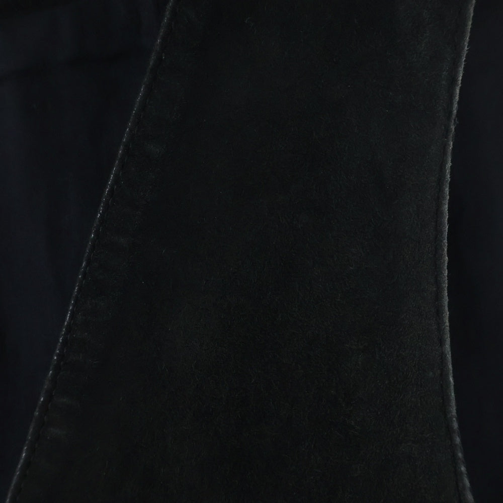 CHROME HEARTS(クロムハーツ) 2B SUEDE VEST スエードレザー クロスボールボタン ジレ ベスト ジャケット ブラック