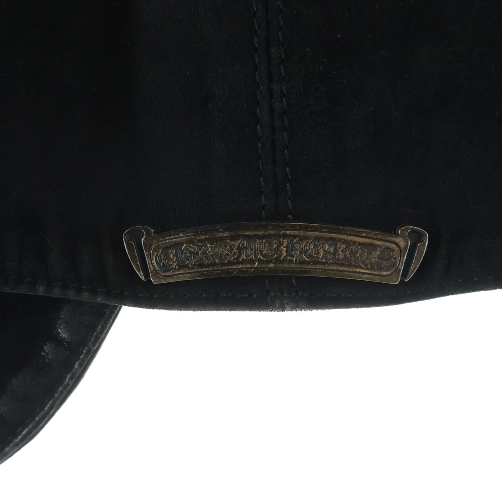 CHROME HEARTS(クロムハーツ) 2B SUEDE VEST スエードレザー クロスボールボタン ジレ ベスト ジャケット ブラック